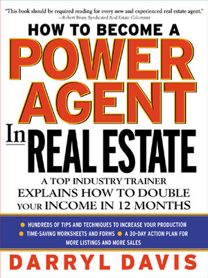 cover image of How to Become a Power Agent in Real Estate